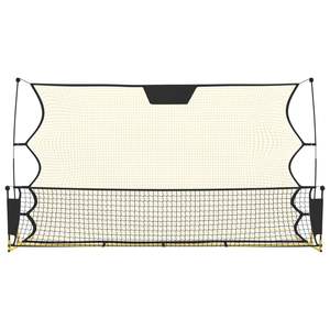 Filet de rebond de football en polyester noir et jaune 72''x33.5''x47.2'' pour l'entraînement - Product Image 3