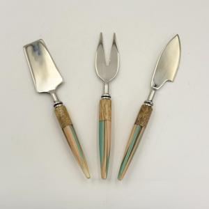 Juego de Cuchillos para Queso y Herramientas de Último Diseño, Acero Inoxidable con Mango de Resina para Uso en el Hogar o en la Cocina de Hoteles, a un Precio Razonable - Product Image 2