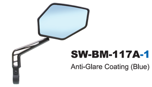 กระจกมองหลังจักรยาน SUNNYWHEEL Gripmirror Lite สีดำ 83x127 มม. สำหรับจักรยานเสือภูเขา/จักรยานทั่วไป หมุนได้ 360 องศา วัสดุ ABS+เคลือบ/PA/ซิลิโคน รุ่น BM-117A - Product Image 6