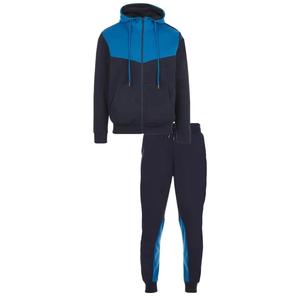 Dual Tone Promotion Ultra Tech Fleece <b>Athletic</b> Zip-Up Hoodie Sweatshirt and Matching Jogger Sweat Pant Set Men Casual Tracksuit - Product Image 6