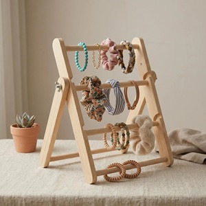 4 Tier <b>Wooden</b> Bangles Bracelets Watch Organizer Stand For Vanity <b>Table</b> Decoration And Organization Wholesale From India - Product Image 4
