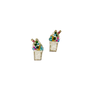 Pendientes de Cuentas Hechos a Mano, Pendientes de Cuentas de Semillas a la Moda, Joyería de Moda de Alta Calidad, Pendientes Personalizados para Mujer - Product Image 1
