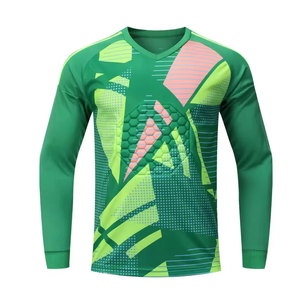 เสื้อผู้รักษาประตูฟุตบอลคุณภาพสูง ปี 2026 แบบใหม่ พิมพ์ลาย ระบายอากาศได้ดี ปรับแต่งได้ ผลิตจากโพลีเอสเตอร์ 100% - Product Image 1
