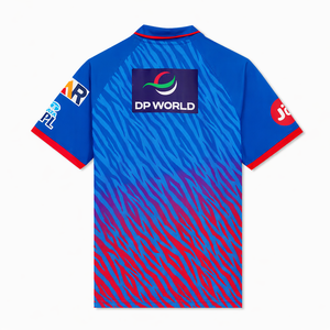Maillot de cricket de la nouvelle saison 2026 des Delhi Capitals IPL, personnalisé, premium, à séchage rapide, respirant, T-shirt de sport, édition fan DC, vente en gros OEM - Product Image 2