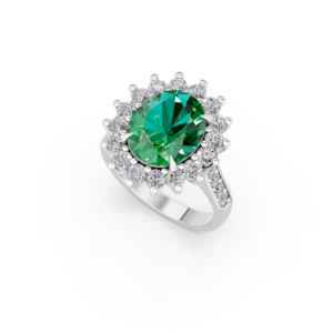 Bague en argent 925 avec diamant de laboratoire pour femme, certifiée IGI, RJC, ODM, OEM, fabricant éthique de bijoux fins, vente en gros E201287 - Product Image 6