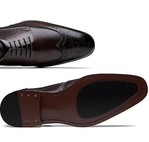Zapatos Oxford de Cuero de Diseño Elegante para Hombre, Ideales para Bodas, Oficina, con Cordones, Personalizados - Product Image 4