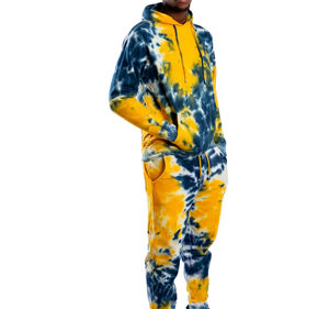 Chándal Tie Dye Resistente para Hombre, Antiarrugas, Transpirable, de Secado Rápido, Antipilling, a Precio Económico - Product Image 1