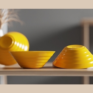 Grand bol PGT durable et écologique - Jaune soleil |   MIT - Product Image 5