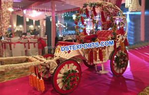 Adorable Entrada de boda india con rickshaw decorativo rickshaw de boda - Product Image 5