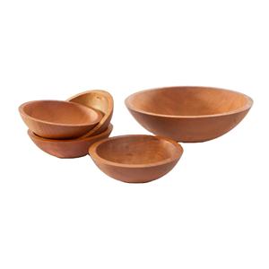 Cuenco de madera de alta calidad al por mayor estilo bonito diseño para decoración del hogar cafetería nad Hotel hecho en Vietnam - Product Image 1