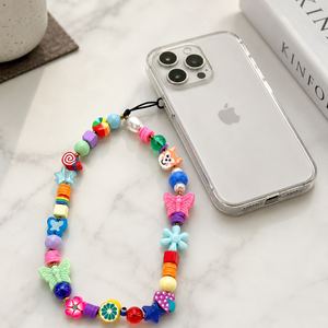 Porte-clés tendance en acrylique fait main, imperméables et colorés, avec motifs papillon, fleur et étoile, pour femmes, vente en gros - Product Image 3