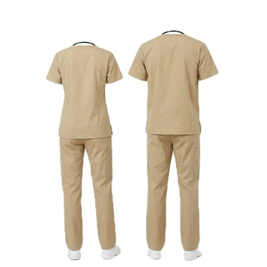 Combinaison de travail pour femmes à manches courtes, personnalisable avec logo, pour hôpital, salon de beauté, uniforme médical, uniforme d'infirmière - Product Image 6