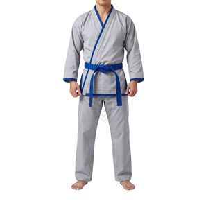Ensemble complet d'uniformes de karaté bleu roi, vêtements d'entraînement en tissu haute densité, tenue de pratique durable - Product Image 3