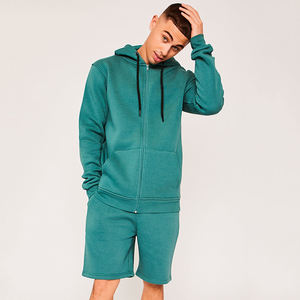 2 Pieces Men Sport Jogger Hoodies Sweat Shorts Sportswear <b>Set</b> Custom Men Casual Hoodie and Shorts <b>Sets</b> - Product Image 5