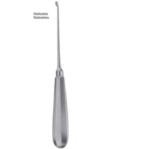 Curette manuelle de haute qualité pour os malléables, en acier inoxydable, instruments chirurgicaux orthopédiques, approuvée CE ISO, réutilisable, tailles 4,4 mm - Product Image 2