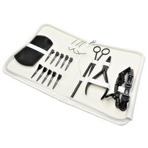 Hair Extension Tools Kit Small & Large Salon <b>Clips</b> Hair Parting <b>Ring</b> C-Shape Extension Needles Hair Extension pliers Beauty Tool - Product Image 2