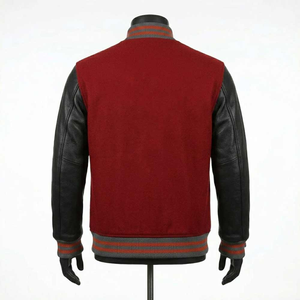 Trendy Custom Varsity <b>Jackets</b> With Bold Patches and Premium Wool <b>Leather</b> Design Perfect For Stylish Streetwear For Unisex - Product Image 2