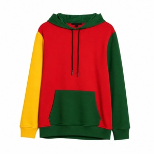 Sweat-shirt à capuche unisexe bicolore, coupe classique, en molleton 100% coton, séchage rapide, idéal pour l'hiver - Product Image 3