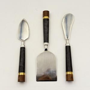 Cuchillo para Queso con Mango de Resina Hecho a Mano, Plateado, de Larga Duración, Venta al por Mayor Directa de Fábrica, Sets de Queso, Esparcidor de Queso - Product Image 4