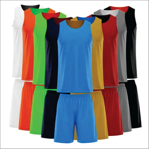 ชุดบาสเก็ตบอลพรีเมียมทรงเข้ารูป ผ้ากันซีดจาง แห้งเร็ว โพลีเอสเตอร์ 100% แขนสั้น ใส่ได้ทั้งฤดูร้อน/ฤดูหนาว ไซส์ใหญ่ - Product Image 5