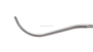 วัตส์ ฮาร์เคน # คลิปหนีบสแตนเลส 1 ชิ้น ขนาด 95 มม. แบบโค้ง 1x2 DeBakey ขากรรไกรแบบไม่ก่อแรงกด ขนาด 5 มม.-7 มม. แกนเรียว ความยาวใช้งาน 10 นิ้ว (25 ซม.) - Product Image 5