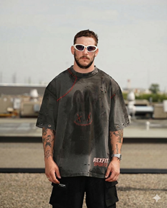 Camisetas Personalizadas con Serigrafía, el Mejor Diseño, Camisetas Cortadas, Corte Perfecto, MOQ Bajo, Camisetas de Algodón 100% de 240 GSM - Product Image 1
