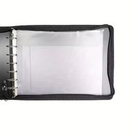 Carpeta Archivadora de Cheques NEXXGEN de 7 Anillos, Capacidad para 600 Cheques, para Hojas de 9" x 13", Carpeta Impermeable de PP con Impresión Digital UV y Cierre