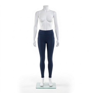 Culotte d'équitation pour femme taille haute élastique anti-odeur en Spandex/Polyester avec assise intégrale en silicone 2 - Product Image 3