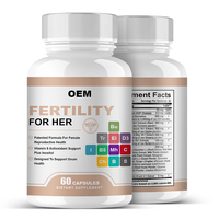 OEM Capsules de vitamines prénatales de fertilité pour les femmes marque privée capsules de conception de fertilité suppléments