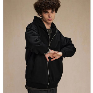 Fabrication de sweats à capuche zippés pour hommes, style professionnel, nouvelle collection, sur mesure, vente en gros, haute qualité, en vente. - Product Image 2