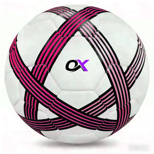 Adult Soccer <b>Ball</b> Machine Stitched for Match & <b>Training</b> Wear-Resistant PU Leather Customizable with Printed Logo - Product Image 1