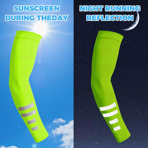 2 Pairs Cooling Arm Sleeves for Men Women UV Sun Protection Outdoor Sports Cover Compression Arm Sleeves Breathable Elastic - Product Image 4