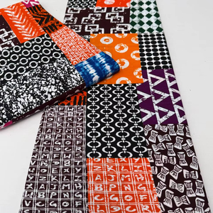 ผ้าพิมพ์ลายแอฟริกันโมซัมบิก อังการา ผ้าฝ้ายทวิล 100% สำหรับเสื้อเชิ้ตเด็กชาย ชุดเดรส และแฟชั่นทันสมัย - Product Image 1