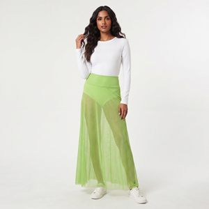 Women's Sheer Mesh <b>Long</b> <b>Skirt</b> See Through High Waist Maxi <b>Long</b> <b>Skirts</b> High Quality Beach Wear <b>Summer</b> See Through <b>Skirts</b> Womens - Product Image 1