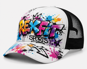 REXFIT Sports Mesh Trucker <b>Hat</b> 6-Panel Adjustable Breathable Unisex Adult Cap Spring <b>Summer</b> Sporty Style - Product Image 3