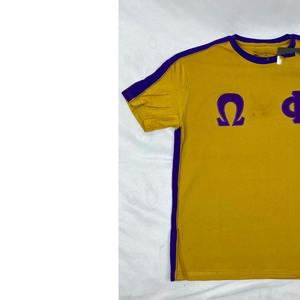 เสื้อยืดคอกลมแขนสั้นผู้ชาย ผ้าฝ้าย 100% สีพื้น โอเมก้า พีเอสไอ ฟี ทรงปกติ ระบายอากาศได้ดี น้ำหนัก 220 กรัม ผลิตตามสั่ง โรงงาน ODM - Product Image 2