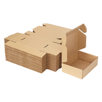 Boîtes en carton ondulé personnalisées avec logo imprimé en offset, boîtes d'expédition auto-érectables recyclables pour produits ménagers