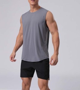 Custom Logo Mens Gym Tank Top Breathable Workout <b>Running</b> <b>Singlet</b> Muscle Athletic Shirts Sleeveless Vest Fitness Wear for Men - Product Image 2