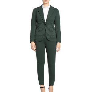 Women Business Pant Suit Elegant Office Wear <b>Blazer</b> Trousers <b>Set</b> Custom Formal Workwear Wholesale - Product Image 2