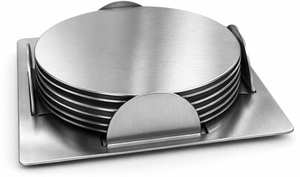 Juego de Posavasos de Latón Plateado de Primera Calidad, Posavasos de Metal Hechos a Mano, Juego de Posavasos de Lujo para Mesa, Posavasos de Latón de Diseño, Posavasos de Latón Sólido - Product Image 3