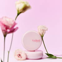 Black Rouge Korean Vegan Thin Layer Veiled Cushion 23V Rosy SPF50+ PA++++ Fini semi-mat léger pour un maquillage du visage intense