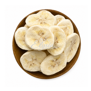 Dés de banane lyophilisés naturels en gros, chips de banane croustillantes pour collations saines, garniture pour céréales, desserts et pâtisseries - Product Image 4