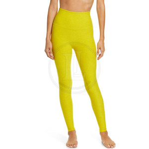 Legging de yoga respirant à taille mi-haute, design personnalisé, en spandex et polyester, pour femme, style unique - Product Image 3