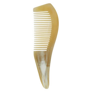 Peigne en corne de buffle à dents larges Massage de la tête non statique Brosse à cheveux Soins de santé Brosse à cheveux Peignes à barbe - Product Image 1