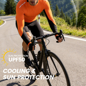 Maillot de cyclisme personnalisé pour homme, manches courtes, léger, respirant, anti-UV, vêtements de vélo professionnels - Product Image 4