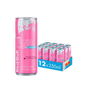 Bebida Energética Red Bull Pink Edition Sin Azúcar con Sabor a Frutos del Bosque, 250 ml, Líder en el Mercado, Venta al Por Mayor - Product Image 4