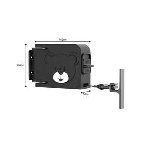 Stendibiancheria da Parete Nero 160mm - Product Image 3