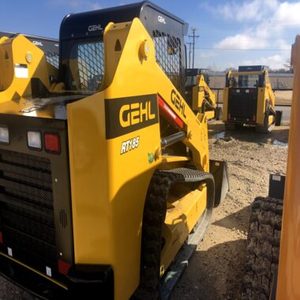 Used Small Crawler Loaders Tracked Skid Steer Loaders with Motor <b>Engine</b> Pump PLC for Household Use For Sale - Product Image 3
