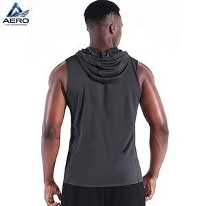 Service OEM ODM à prix de gros, meilleur fournisseur, entièrement personnalisé, idéal pour la salle de sport, le fitness et les vêtements décontractés, sweats à capuche sans manches - Product Image 3