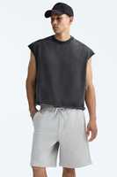 Shorts Bermuda pour Homme en Coton Gris à Imprimé Animal avec Cordon de Serrage à la Taille, Poches, Tissu Respirant - Style Sport, Gym, Casual